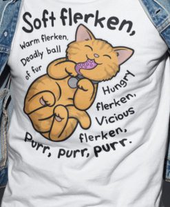 Soft Flerken Cat Lover white t shirt