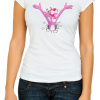 Tear Effect Pink Panther Woman t shirt