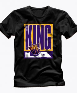 The KING of LA black t shirt