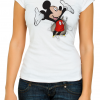 Torn 3D Effect Mickey Mouse Woman t shirt