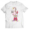 Unicorn Taking Gum Ball Poop T-Shirt