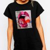 trendy LOLLI POP and SEXY Lips cool graphic t shirt