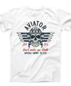 Aviator Skull Unisex T-shirts