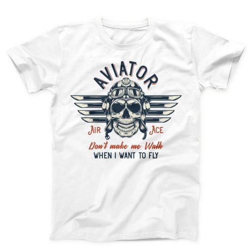 Aviator Skull Unisex T-shirts