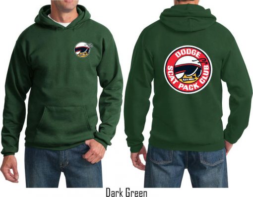 Dodge Scat Pack Club Front & Back Print Hoodie