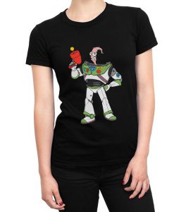 Earthworm Jim In Buzz Lightyear Costume T-Shirt