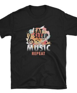 Eat Sleep Music Repeat T-shirt