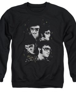 Elvis Presley Faces Black sweatshirts