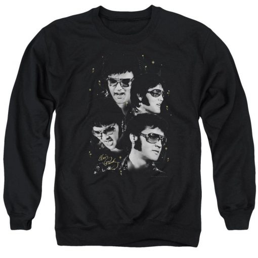Elvis Presley Faces Black sweatshirts