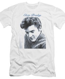 Elvis Presley Looking Down White Shirts