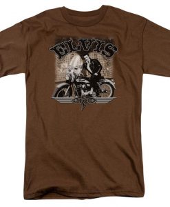 Elvis Presley TCB Motorcycle Coffee Shirts