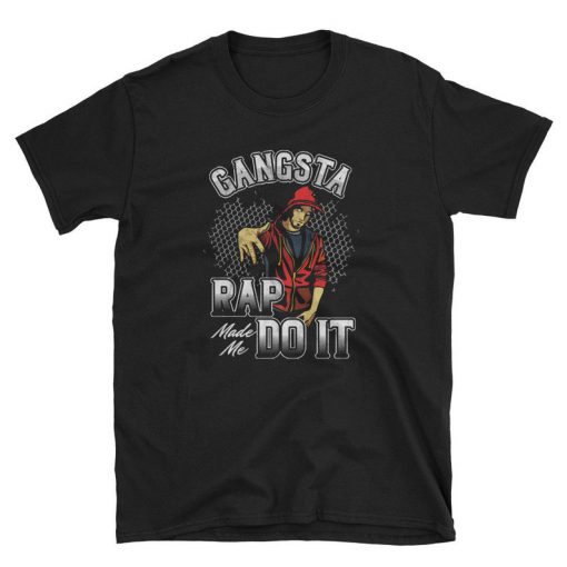 Gangsta Rap Pop Music Rappers Vocalizer Hip Hop Rapping Gift T-shirt