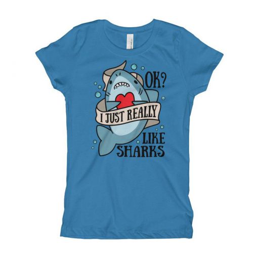 Girls Shark T-Shirt