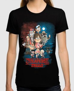 Gravity Falls Stranger Falls women T-Shirt