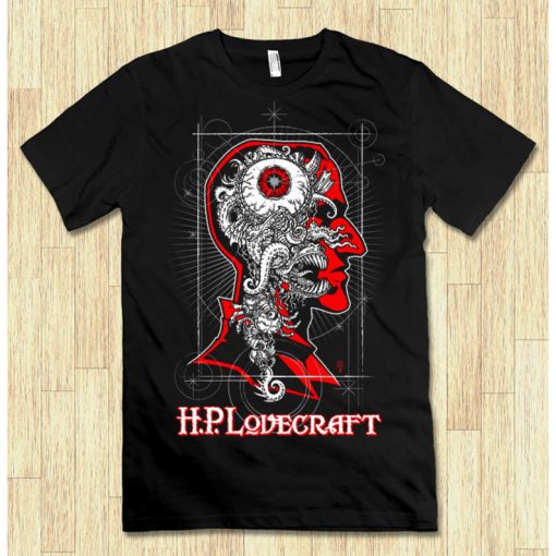 H. P. Lovecraft Horror Art unisex T-Shirt