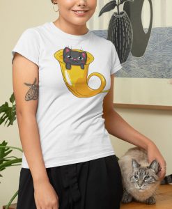 Horn and Cat Music t shirt