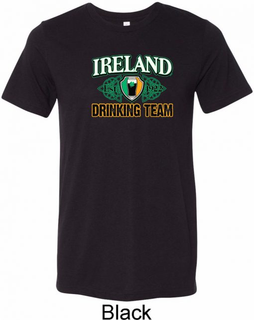 Ireland EST 1922 Drinking Team Burnout T shirt