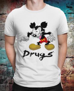 Mickey Mouse Drugs Funny T-Shirt