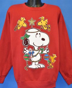 Peanuts Snoopy Woodstock Christmas Sweatshirt