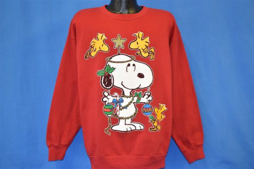 Peanuts Snoopy Woodstock Christmas Sweatshirt