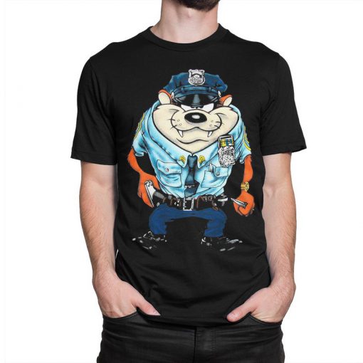 Policeman Taz Looney Tunes men T-Shirt