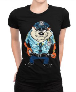 Policeman Taz Looney Tunes women T-Shirt