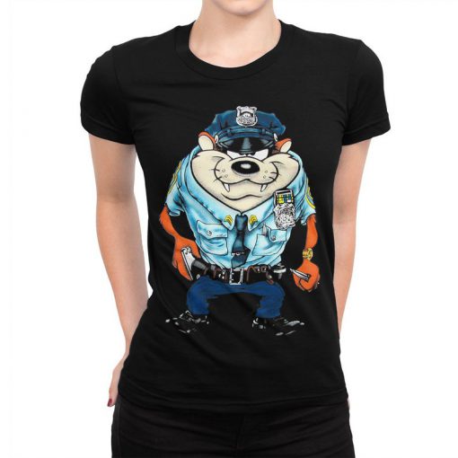 Policeman Taz Looney Tunes women T-Shirt