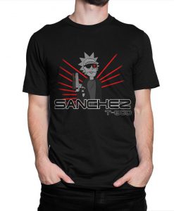 Rick Sanchez Terminator T-800 Funny T-Shirts