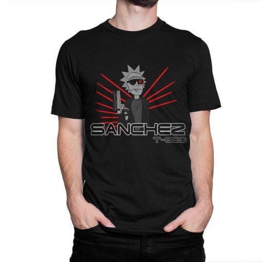 Rick Sanchez Terminator T-800 Funny T-Shirts