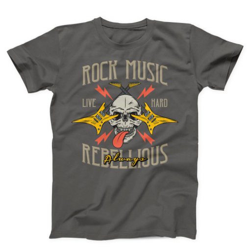 Rock Music Life Hart Rebellious Always Unisex T-shirt