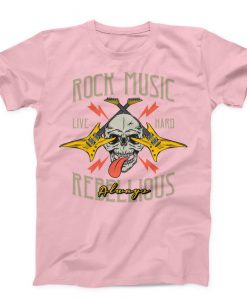 Rock Music Life Hart Rebellious Always Unisex T-shirt