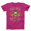 Rock Music Life Hart Rebellious Always Unisex pink T-shirt