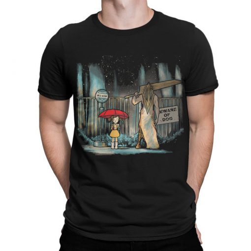 Silent Hill Cartoon Art men T-Shirt