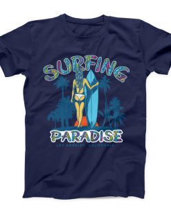 Surfing Paradise California Unisex T-shirt