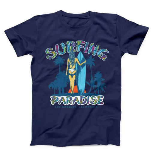 Surfing Paradise California Unisex T-shirt