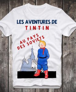 The Adventures Of Les Aventures tin tin t shirt