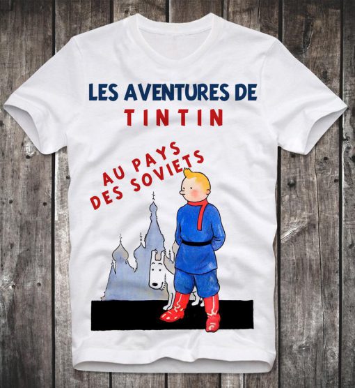 The Adventures Of Les Aventures tin tin t shirt