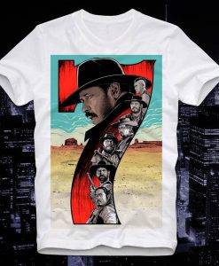 The Maginficent Seven Die Glorreichen Sieben 7 Cult Western Movie Retro shirt