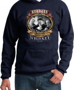 The Three Stooges Moonshine Whiskey Hoodie