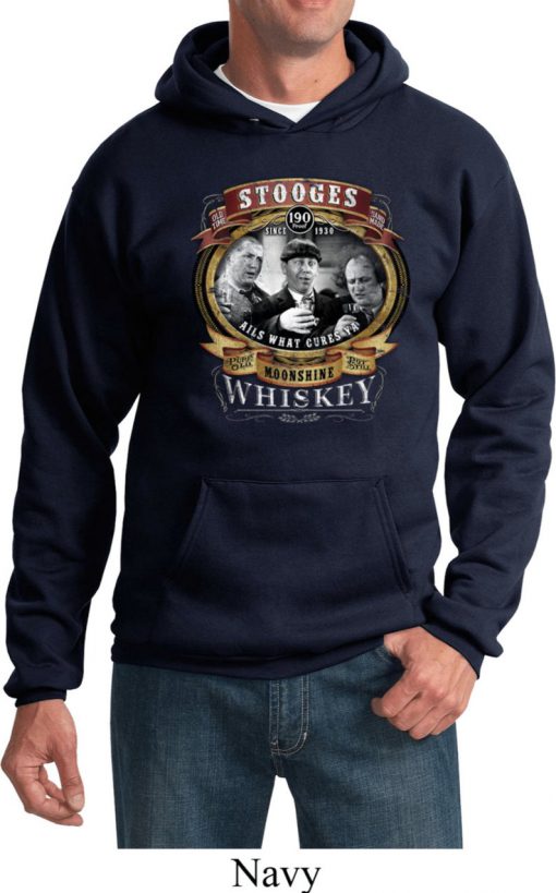 The Three Stooges Moonshine Whiskey Hoodie
