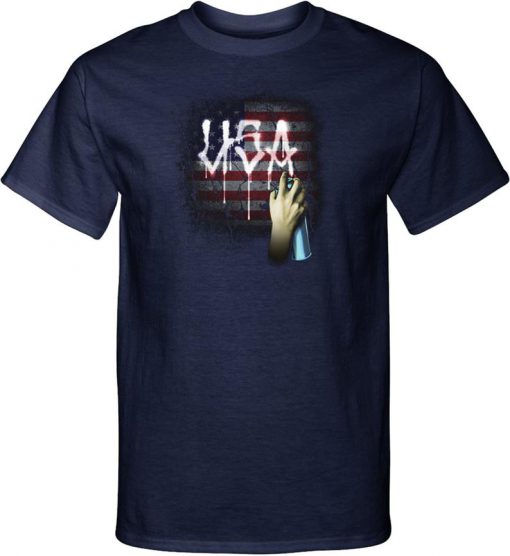 USA Spray Paint Tall T-Shirt