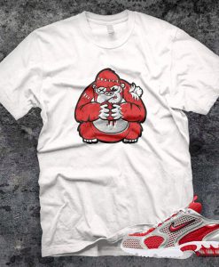 red inspired Sad Gorilla t-shirt