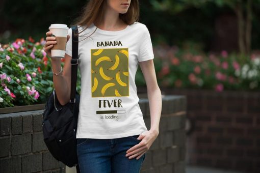 Banana Fever Print Woman T-shirt