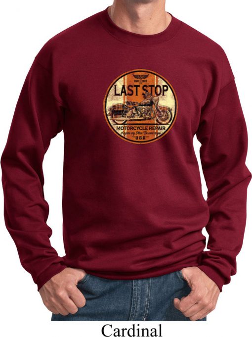 Biker Last Stop Sweatshirt