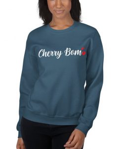 CHERRY BOMB - Women's pullover Sweatshirt