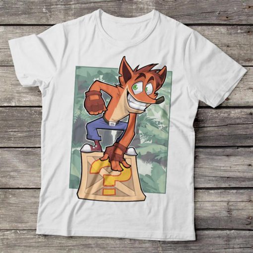 CRASH white unisex T-shirt