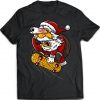 Christmas Skateboard Santa Unisex - T Shirt