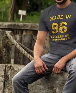 Customizable Men's Years of Awesomeness t shirt