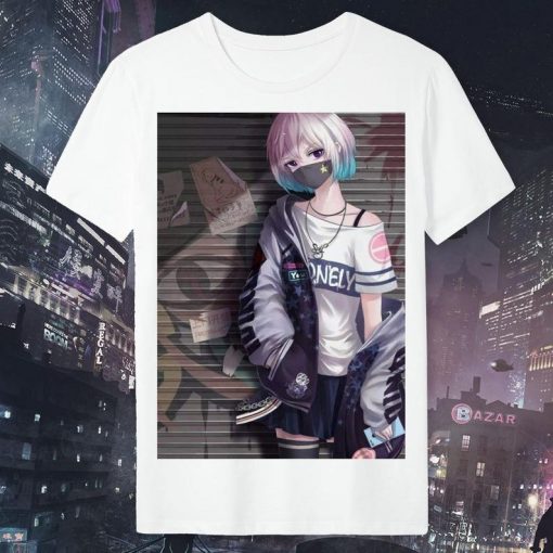 Cyberpunk Manga Pastel Goth Neo Tokyo t shirt