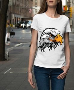 Eagle cute white unisex t-shirt